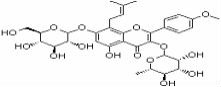 Icariin córneo del extracto de la mala hierba de la cabra/icariin el 98% del extracto del epimedium