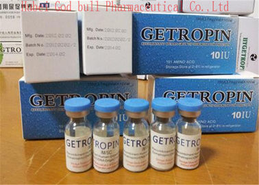 China Hormona de crecimiento de ser humano de los esteroides anabólicos de Getropin 10iu HGH ISO9001 antienvejecedor proveedor