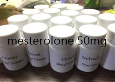 China Testosterona de la gama de la dosificación 50-75mg de Priviron de la píldora de Mesterolone 50mg proveedor